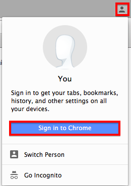 how to sign in to the chrome browser